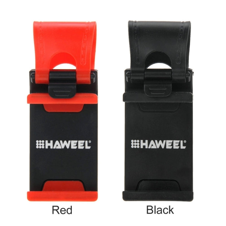 HAWEEL Universal Car Steering Wheel Phone Mount Holder, HK Stock Black, AE Stock Black, AE Stock Red, Phone Mount Holder, CN Stock Red, US Stock Black, US Stock Red, UK Stock Black, UK Stock Red