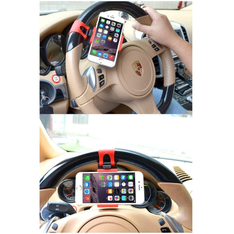HAWEEL Universal Car Steering Wheel Phone Mount Holder, HK Stock Black, AE Stock Black, AE Stock Red, Phone Mount Holder, CN Stock Red, US Stock Black, US Stock Red, UK Stock Black, UK Stock Red