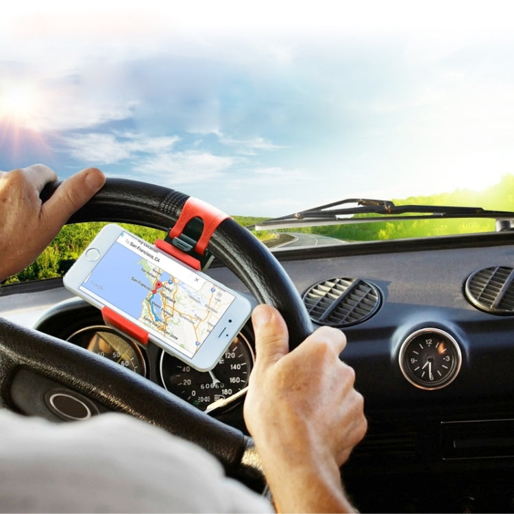 HAWEEL Universal Car Steering Wheel Phone Mount Holder, HK Stock Black, AE Stock Black, AE Stock Red, Phone Mount Holder, CN Stock Red, US Stock Black, US Stock Red, UK Stock Black, UK Stock Red