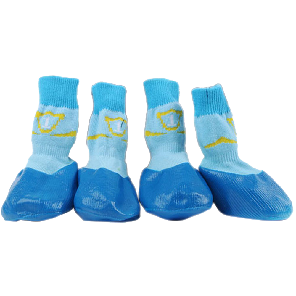 Black Water Proofing Dog Boots Pet Shoes Dogs Snow Booties