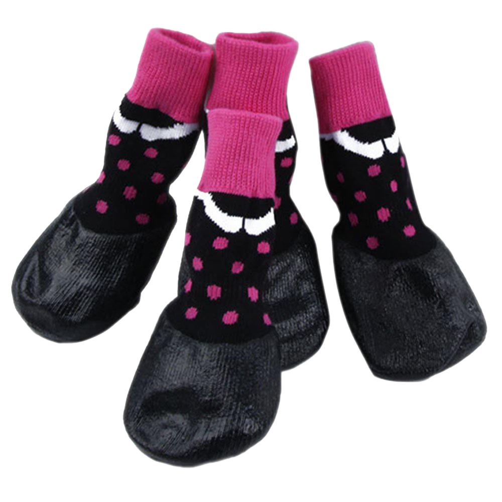 Black Water Proofing Dog Boots Pet Shoes Dogs Snow Booties