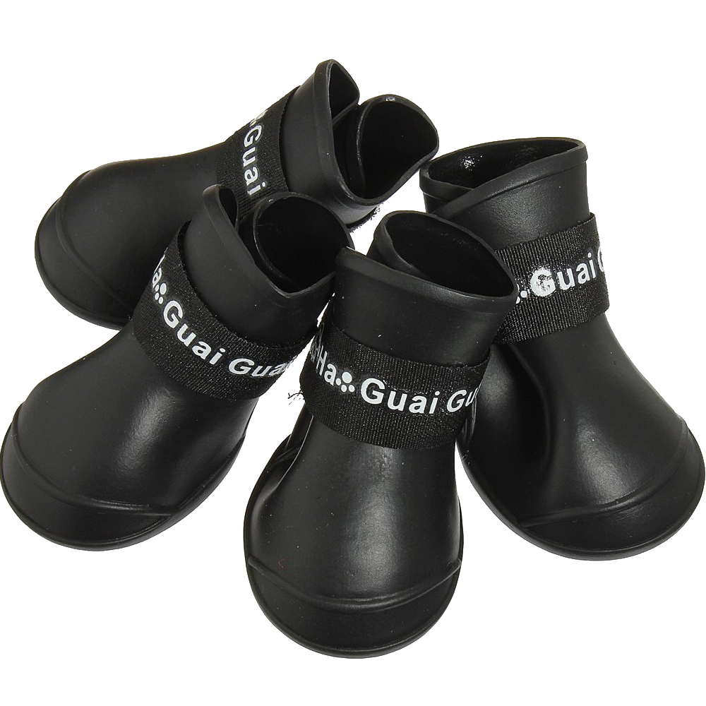 Pet Dog Rain Boots Booties Waterproof Protective Rubber Shoes