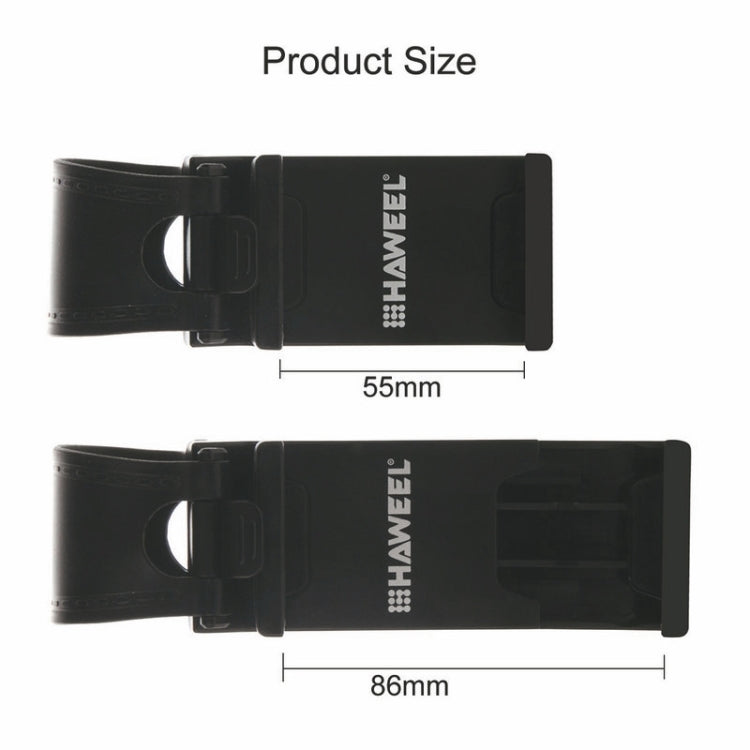 HAWEEL Universal Car Steering Wheel Phone Mount Holder, HK Stock Black, AE Stock Black, AE Stock Red, Phone Mount Holder, CN Stock Red, US Stock Black, US Stock Red, UK Stock Black, UK Stock Red